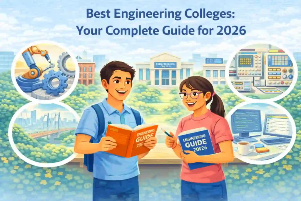 Students exploring best engineering colleges and courses for 2026 admissions