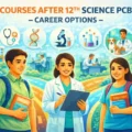 Illustration of PCB students exploring medical and life science career options