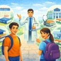Indian students learning how to become a doctor in India through NEET and medical college pathway
