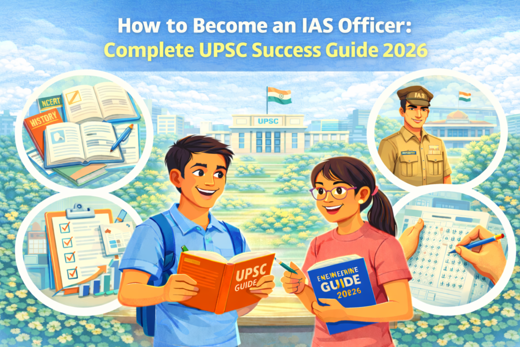 how-to-become-an-ias-officer-success-guide - How to Become an IAS Officer - Students preparing for UPSC exam for becoming IAS officers