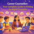 Career counsellor guiding students to choose the right career
