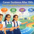 Students exploring career guidance options after 10th