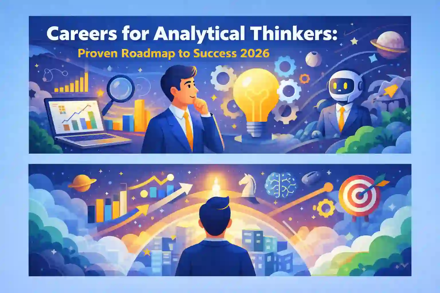 Analytical thinker exploring data-driven career paths