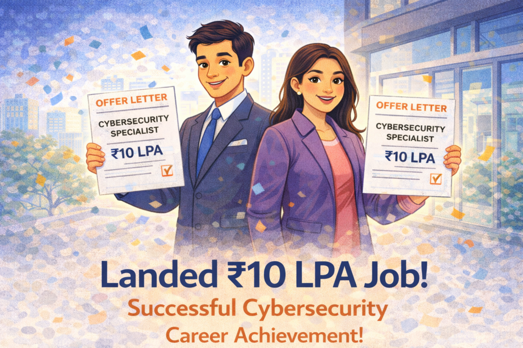Cybersecurity Career: Cybersecurity professional at work in India.