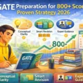 Student preparing for GATE exam to achieve an 800+ score