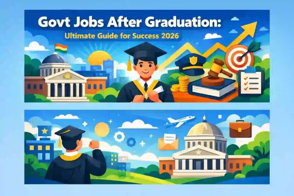 Govt jobs after graduation: Graduate preparing for government jobs after graduation in 2026