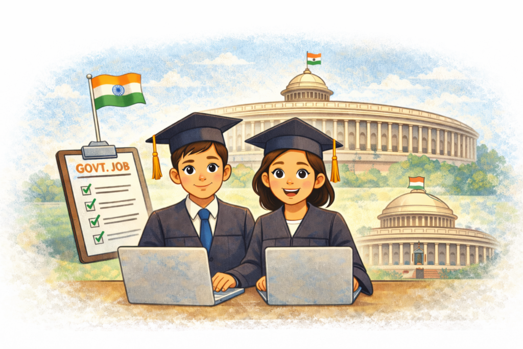 govt-job-application-success-graduates - Graduates celebrating government job selection: Government Jobs For Graduates