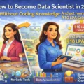 Professional becoming a data scientist without coding skills in 2026