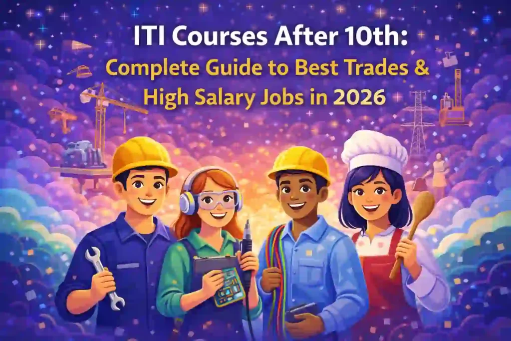 Students exploring ITI courses and skilled trades after 10th in 2026