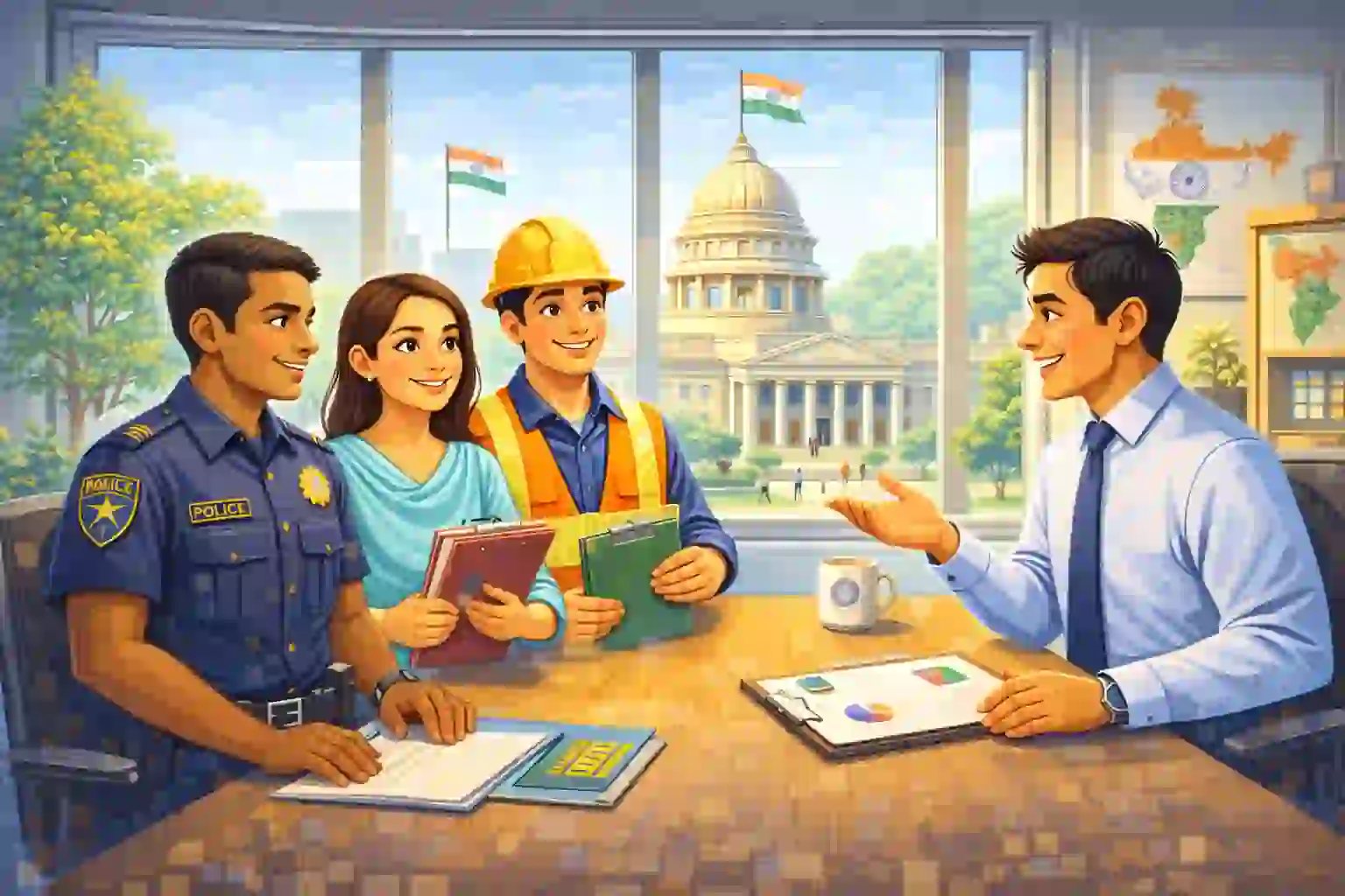 Professionals working in stable and secure state government jobs